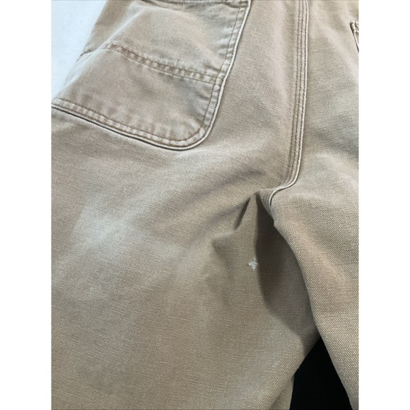 Carhartt B11 Loose Fit Brown Duck Work Pants Men's 32x34 USA Made Utility - Picture 8 of 13